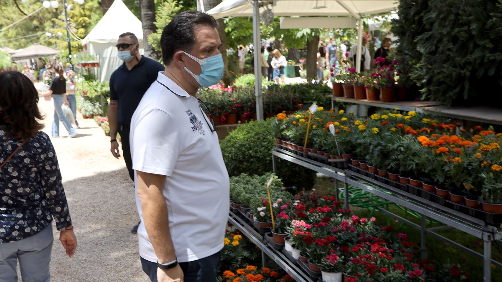 Άδωνις Γεωργιάδης: Επισκέφθηκε την 67η Ανθοκομική Έκθεση Κηφισιάς