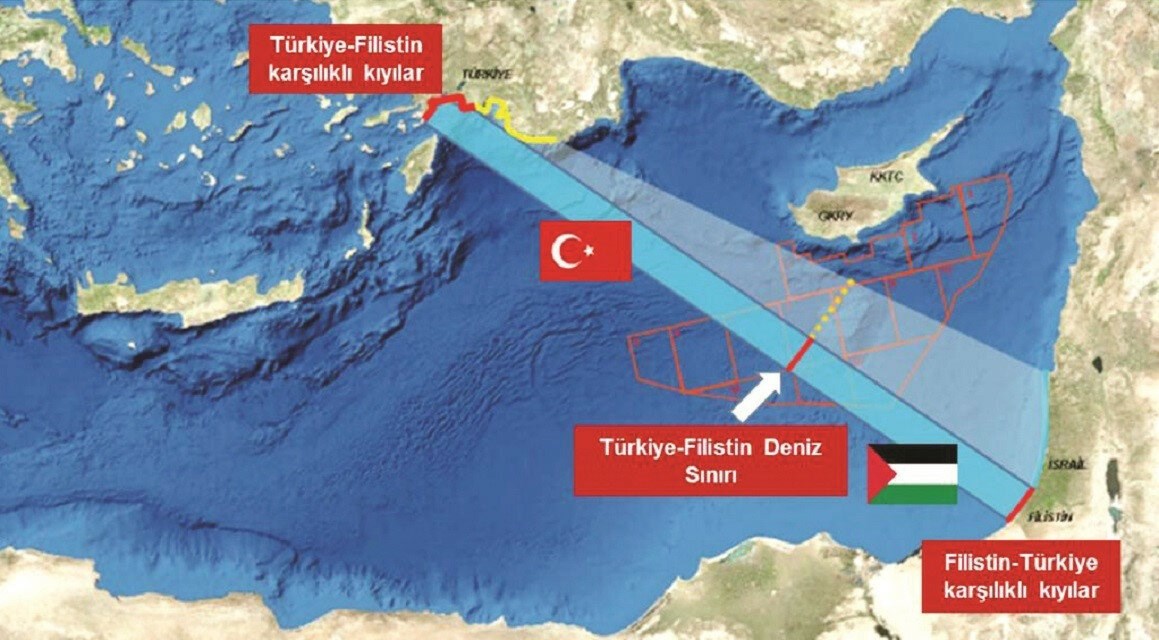 “Ανάβει φωτιές” στη Μεσόγειο η Τουρκία: Τα σχέδια για παράνομη ΑΟΖ με την Παλαιστίνη, με συνταγή Λιβύης