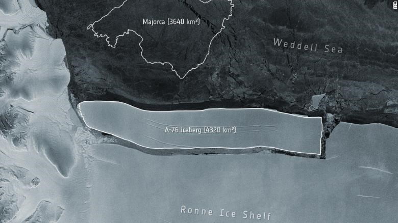 Ανταρκτική: Αποκολλήθηκε το μεγαλύτερο παγόβουνο του κόσμου- Έχει το μέγεθος της μισής Κορσικής