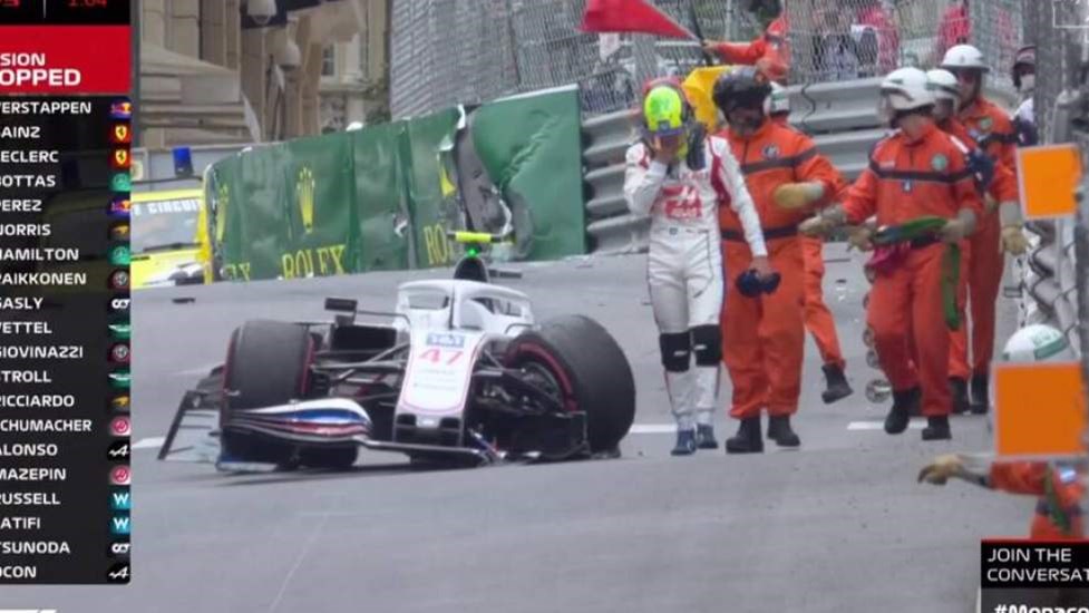 Μικ Σουμάχερ: Ατύχημα στο Μονακό – Διέλυσε το μονοθέσιο στις μπαριέρες