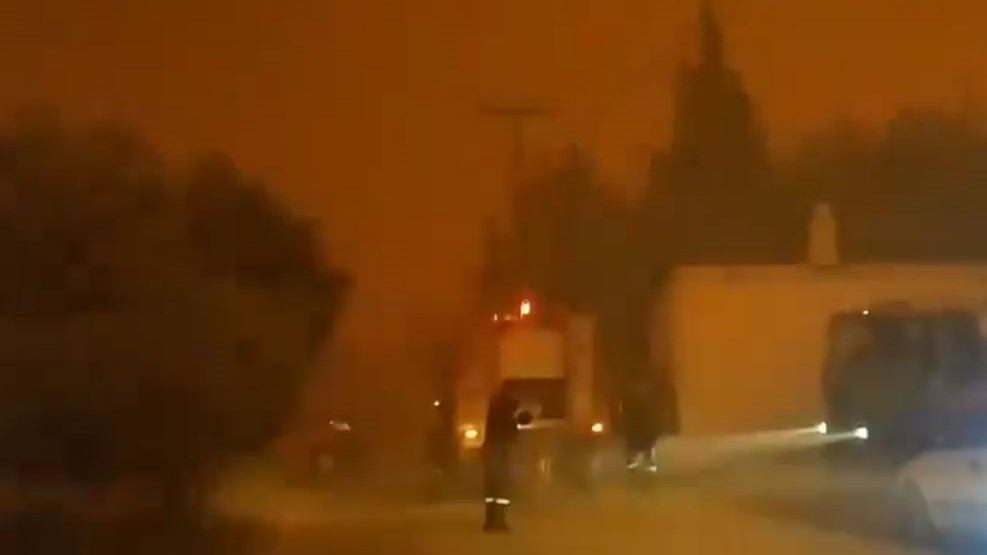 Φωτιά στα Γεράνεια Όρη: Η στιγμή που οι φλόγες περικύκλωσαν πυροσβέστες και πολίτες – Συγκλονιστικό ΒΙΝΤΕΟ