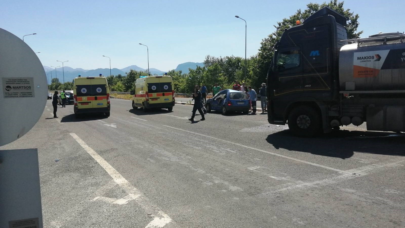 Περιφερειακός Τρικάλων: Τροχαίο με έναν νεκρό και μία τραυματία – Φορτηγό συγκρούστηκε με αυτοκίνητο