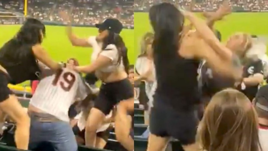 Χαμός στο γήπεδο: Άγριος γυναικοκαβγάς στις κερκίδες – ΒΙΝΤΕΟ