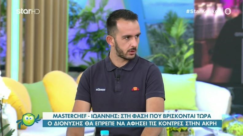 MasterChef: Τα “καρφιά” του Ιωάννη για τον Διονύση και τη Μαρίνα