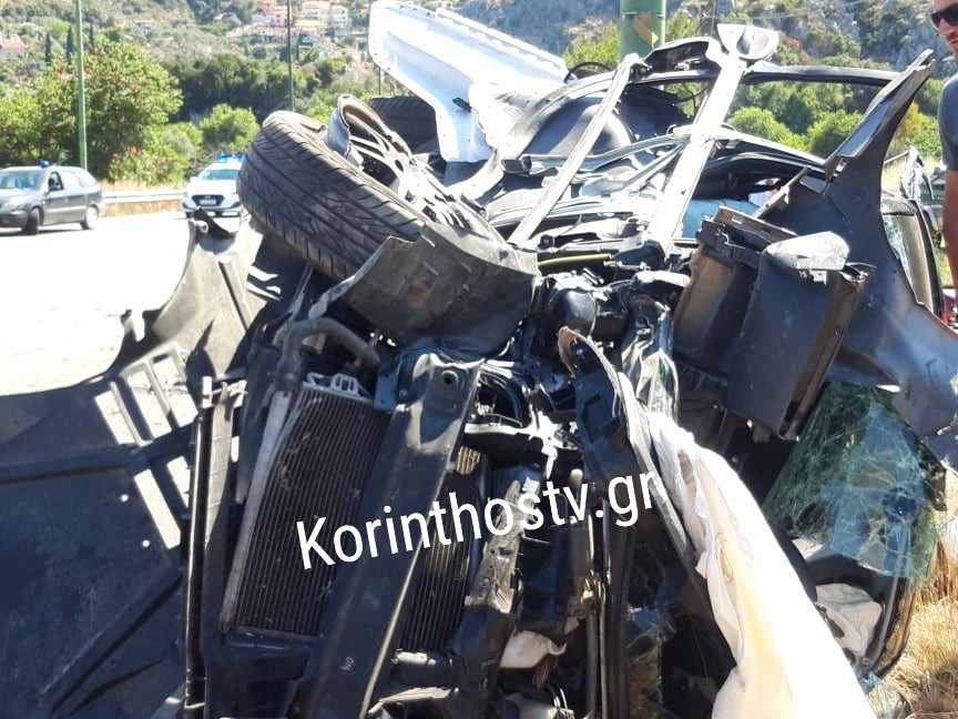 Tροχαίο στην παλαιά Εθνική Οδό Ισθμού-Επιδαύρου: Δύο σοβαρά τραυματίες