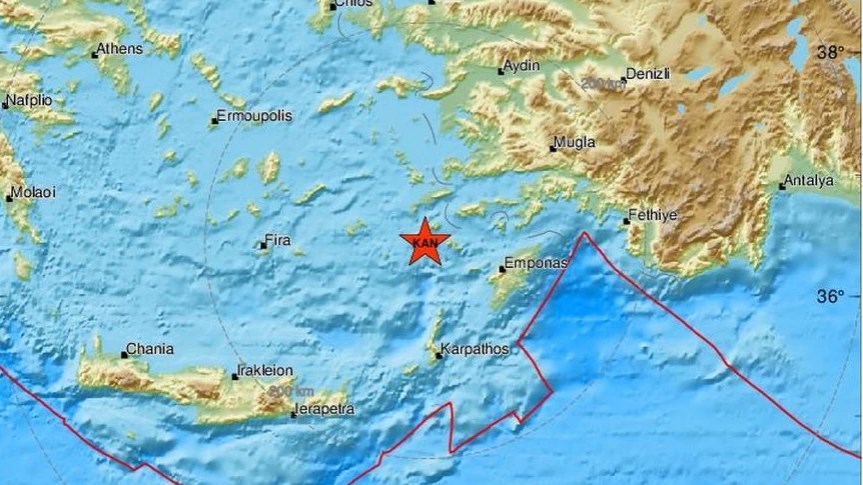 Σεισμός ΤΩΡΑ ανοιχτά της Νισύρου