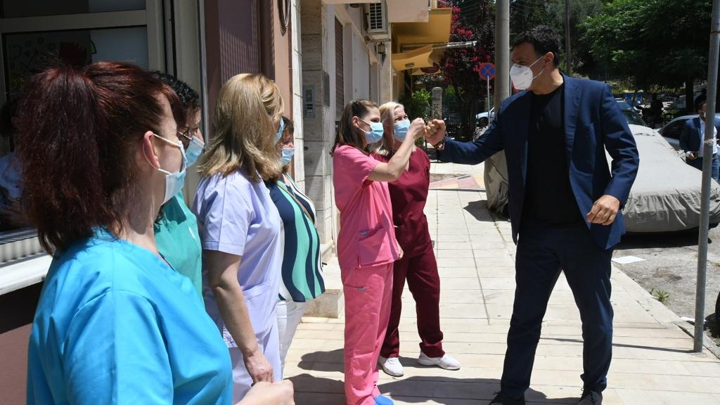 Βασίλης Κικίλιας: Εγκαινίασε την Παιδοψυχιατρική Κλινική του «Καραμανδάνειου»