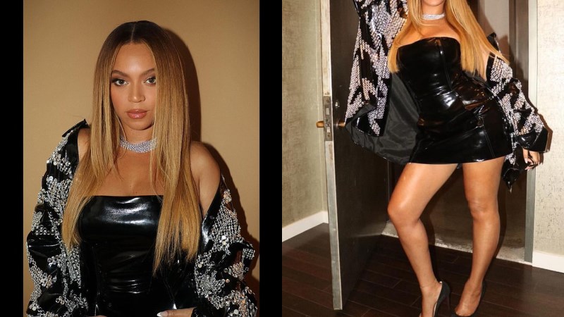Μπιγιόνσε: Οι ΦΩΤΟ με το βινίλ φόρεμα που “άναψαν” φωτιές