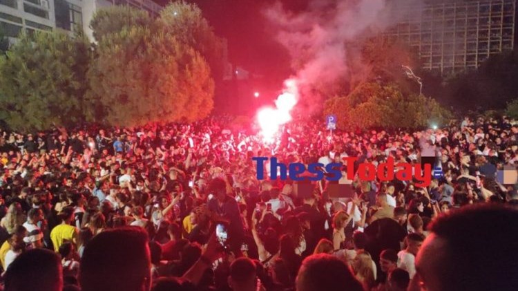 Θεσσαλονίκη: Ξεσάλωμα μέχρι το πρωί στο ΑΠΘ – 3.000 άτομα σε πάρτι με πυρσούς και ηχοσυστήματα – ΦΩΤΟ – ΒΙΝΤΕΟ
