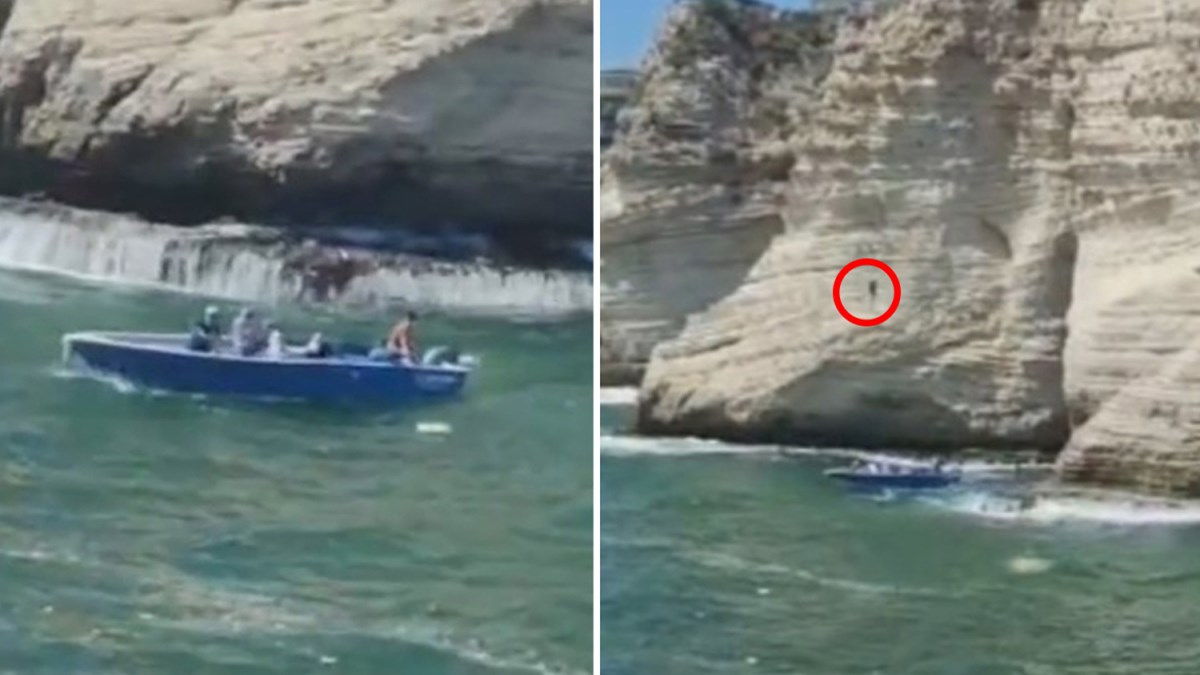 Βηρυτός: Βουτιά θανάτου από ύψος 36 μέτρων – Έπεσε σε τουριστικό σκάφος – ΒΙΝΤΕΟ