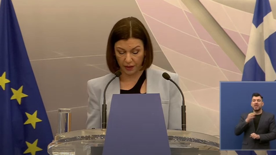 Η ενημέρωση από την Κυβερνητική Εκπρόσωπο