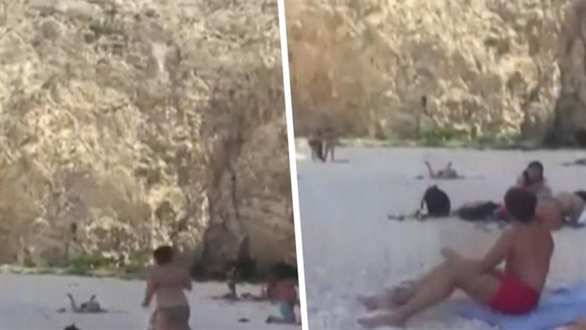 Ζάκυνθος: Η θανάσιμη πτώση τουρίστριας στο Ναυάγιο το 2017 – Σοκάρει το βίντεο