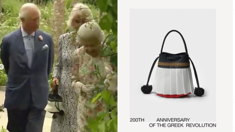 Καμίλα Πάρκερ Μπόουλς: Η ελληνική τσάντα “τσαρούχι” που επέλεξε στη δεξίωση για τους G7