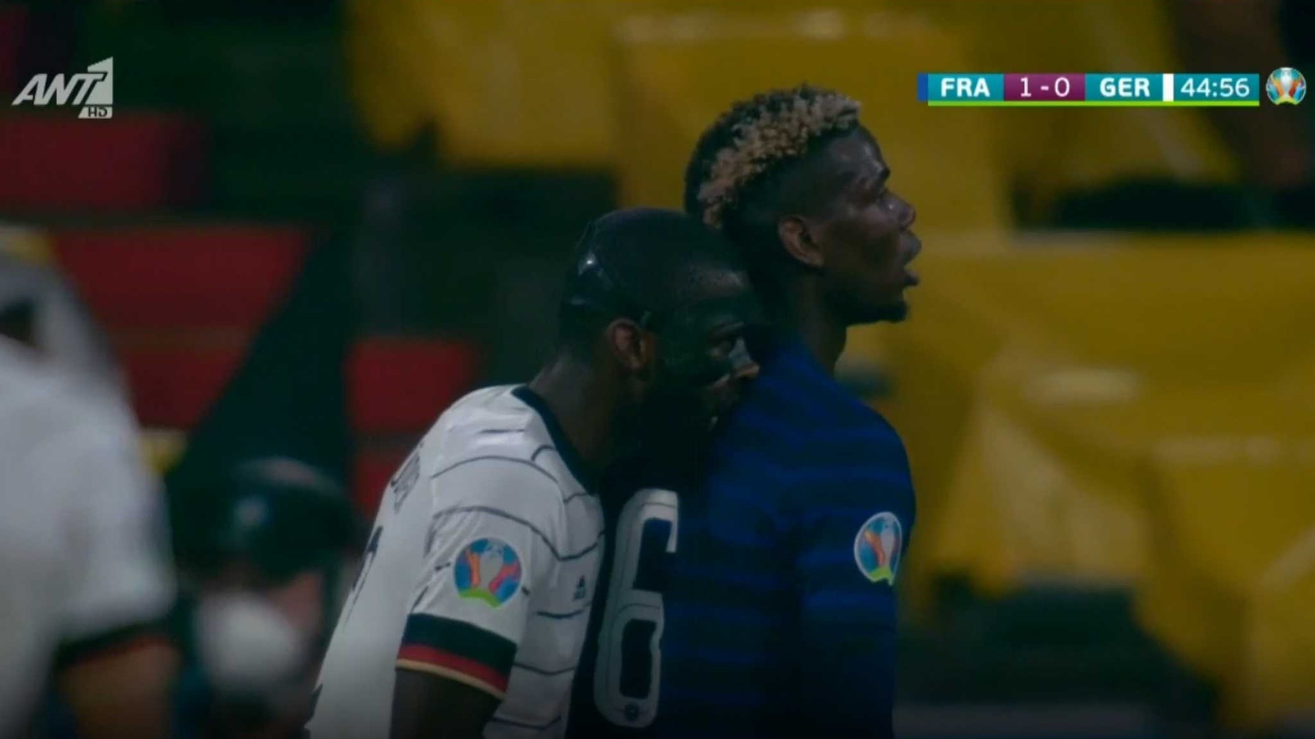 Euro 2020: Απίθανη φάση στο Γαλλία – Γερμανία – Ο Ρίντιγκερ δάγκωσε τον Πογκμπά – ΒΙΝΤΕΟ