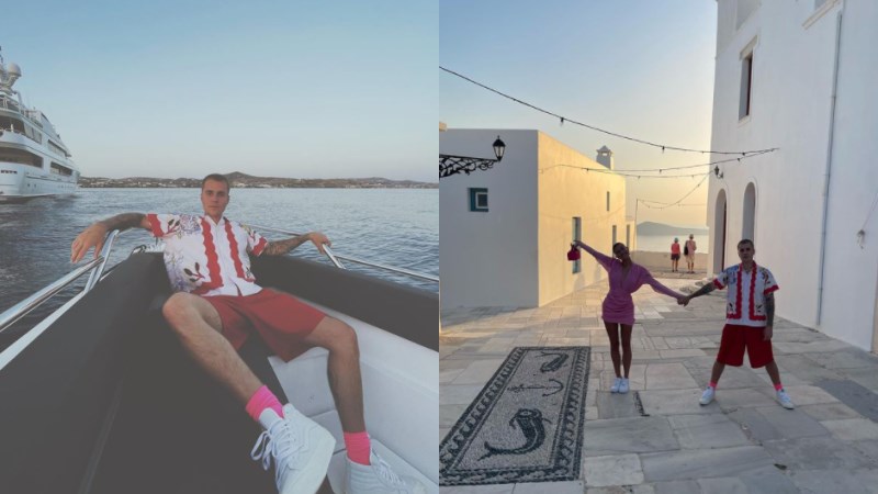 Το ζεύγος Μπίμπερ στη Μήλο – Οι ΦΩΤΟ από τις βόλτες και η… χωριάτικη σαλάτα