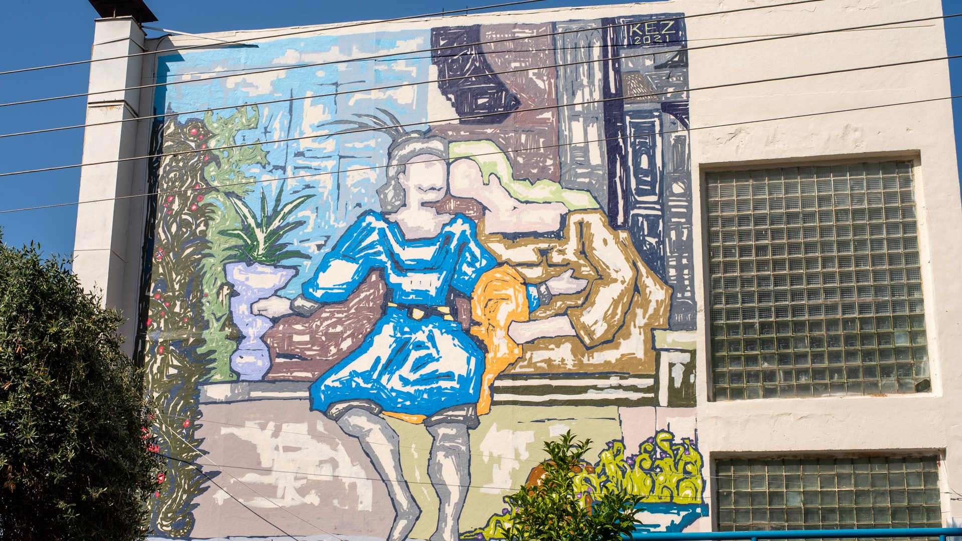 Ο Ερωτόκριτος και η Αρετούσα στο 104ο Δημοτικό της Πανόρμου – Τοιχογραφίες από τον Δήμο Αθηναίων