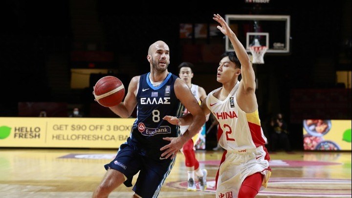 Η Ελλάδα κέρδισε την Κίνα με 105 – 80 και ελπίζει σε πρόκριση στους Ολυμπιακούς Αγώνες