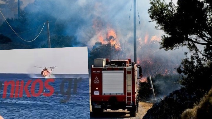 Συναγερμός για τη φωτιά στην Ανάβυσσο – Εκκενώνεται οικισμός, διακοπή της κυκλοφορίας στη Λ. Λαυρίου
