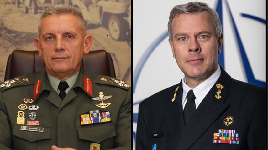 Επικοινωνία Αρχηγού ΓΕΕΘΑ με τον νέο Πρόεδρο Στρατιωτικής Επιτροπής του ΝΑΤΟ