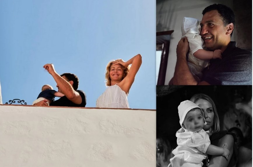 Κικίλιας – Μπαλατσινού: Νέες ΦΩΤΟ από τη βάπτιση του γιου τους