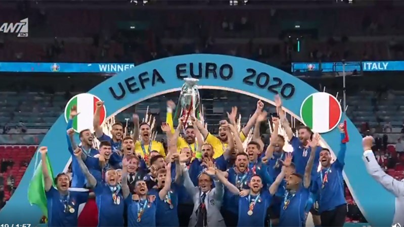 Euro 2020 – Η απονομή στην πρωταθλήτρια Ευρώπης