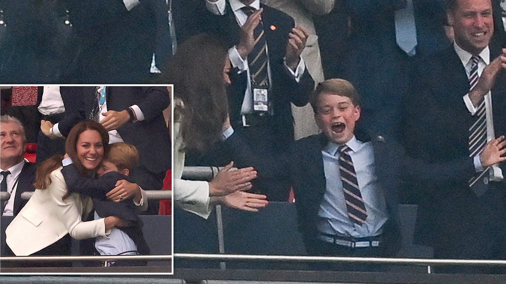 Viral οι αντιδράσεις του πρίγκιπα Τζορτζ στο Euro: Από τον ενθουσιασμό στην απογοήτευση