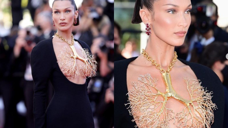 Το εντυπωσιακό κόσμημα της Μπέλα Χαντίντ στις Κάννες