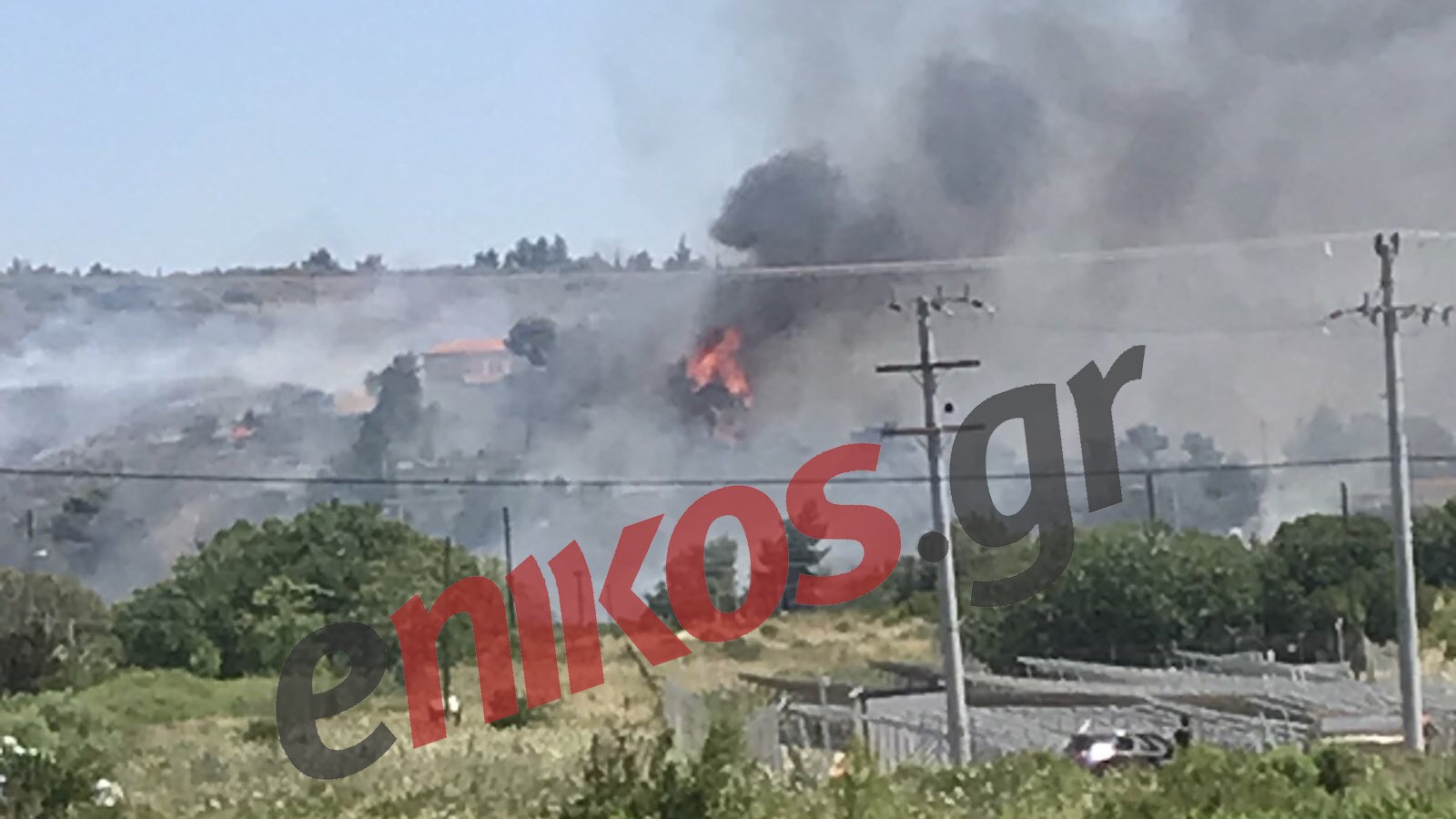 Φωτιά ΤΩΡΑ στην Παλλήνη – ΦΩΤΟ αναγνώστη