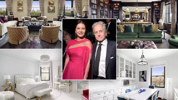 Πωλητήριο έβαλαν στο “φτωχικό” τους o Mάικλ Ντάγκλας και η Κάθριν Ζέτα Τζόουνς – Ζαλίζει η πολυτέλεια