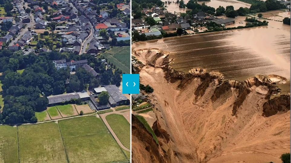 20 συγκλονιστικές εικόνες από τη βιβλική καταστροφή στη Γερμανία – ΦΩΤΟ