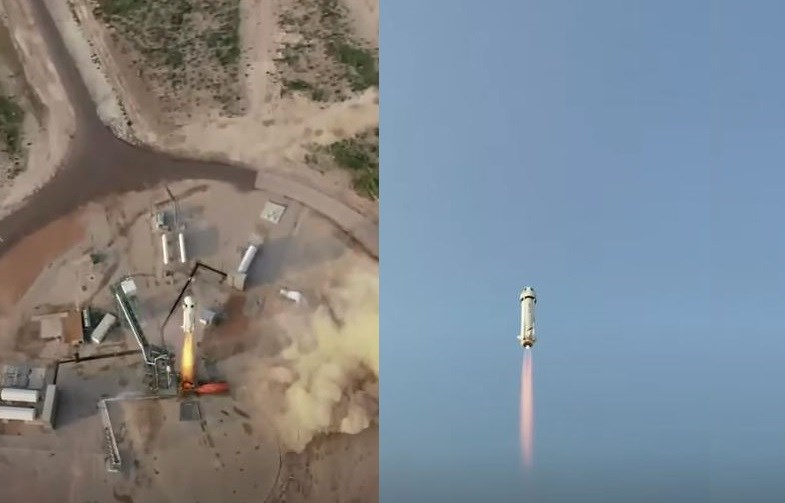 “Πέταξε” στο διάστημα ο Τζεφ Μπέζος – ΦΩΤΟ – ΒΙΝΤΕΟ