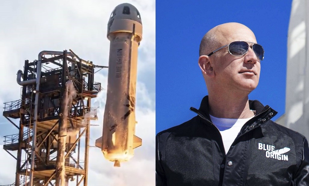 Τα 11 ιστορικά λεπτά του Τζεφ Μπέζος στο Διάστημα – ΦΩΤΟ – ΒΙΝΤΕΟ