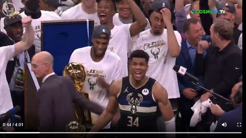 Γιάννης Αντετοκούνμπο: Αναδείχθηκε MVP των τελικών του ΝΒΑ – Τα πρώτα λόγια του – ΒΙΝΤΕΟ