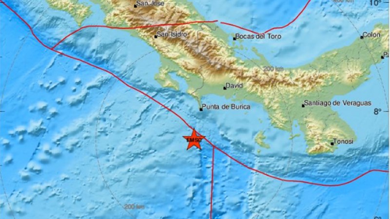 Ισχυρός σεισμός 7 Ρίχτερ στον Παναμά