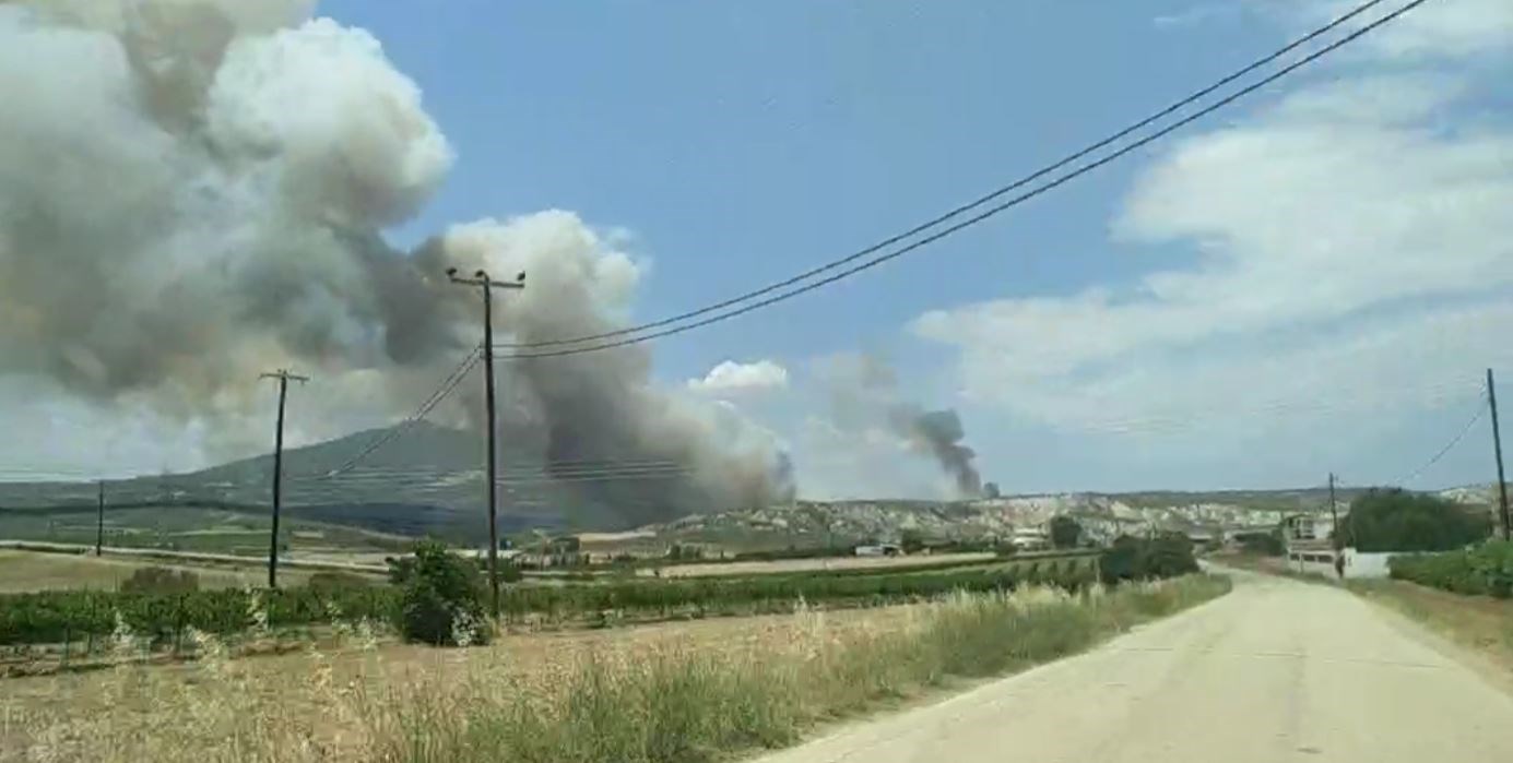 Μεγάλη φωτιά στο Καλέντζι Κορινθίας – ΒΙΝΤΕΟ