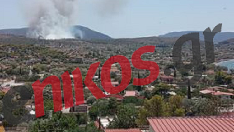 Μεγάλη φωτιά στη Σαλαμίνα – Κοντά σε σπίτια οι φλόγες – ΦΩΤΟ – ΒΙΝΤΕΟ