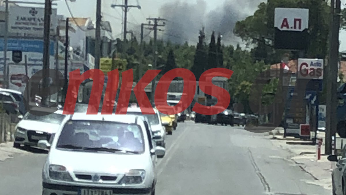 Η φωτιά στη Σταμάτα όπως φαίνεται από τον Άγιο Στέφανο – ΦΩΤΟ αναγνώστη