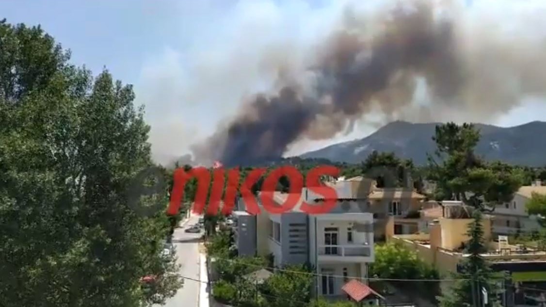 Συγκλονιστικό BINTEO αναγνώστη από τη μεγάλη φωτιά στη Σταμάτα