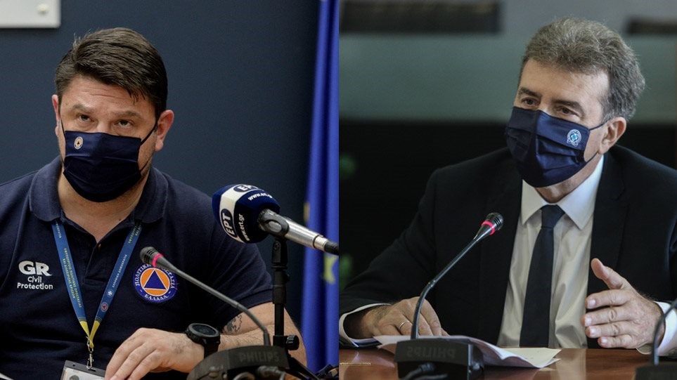 LIVE η έκτακτη ενημέρωση από Χρυσοχοΐδη-Χαρδαλιά για την πυρκαγιά σε Σταμάτα-Διόνυσο