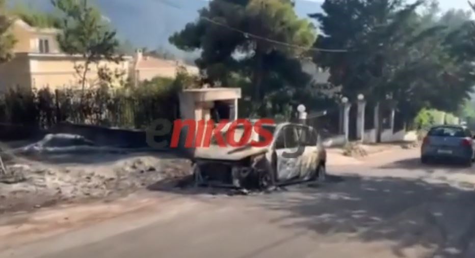 Οδοιπορικό του enikos.gr σε Ροδόπολη-Διόνυσο – Εικόνες καταστροφής από τη μεγάλη πυρκαγιά