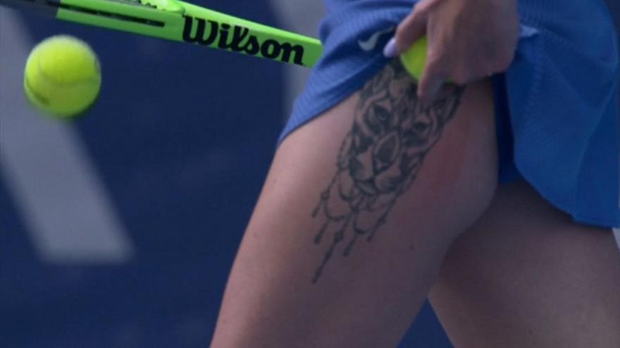 Ολυμπιακοί Αγώνες: Αποκαλύφθηκε το κρυφό τατουάζ της αντιπάλου της Μαρίας Σάκκαρη