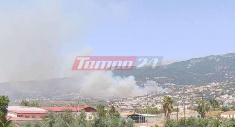 Νέα φωτιά στην Αχαΐα: Μάχη με τις φλόγες στην Ελεκίστρα – Εκκενώνεται ο οικισμός Σούλι – ΦΩΤΟ