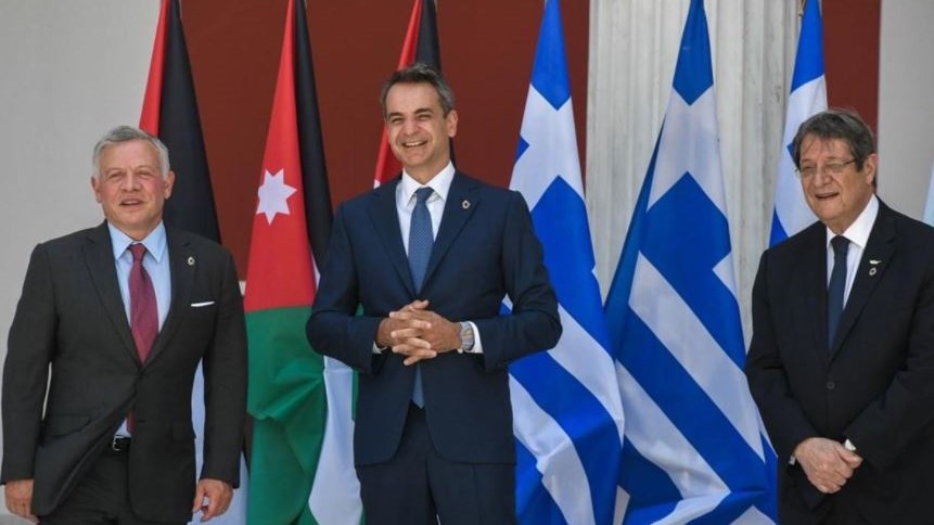 Η κοινή δήλωση Ελλάδας – Ιορδανίας – Κύπρου και το μήνυμα Μητσοτάκη