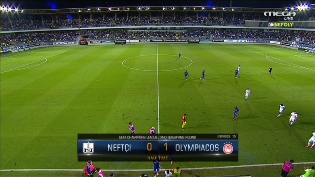 Νέφτσι Μπακού – Ολυμπιακός 0-1 (Ημ.)