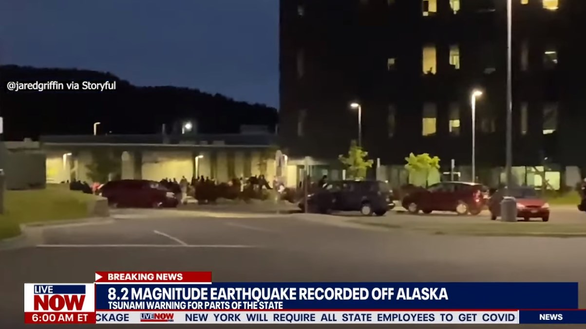 Η στιγμή που ο πανίσχυρος σεισμός “χτυπά” την Αλάσκα – ΒΙΝΤΕΟ
