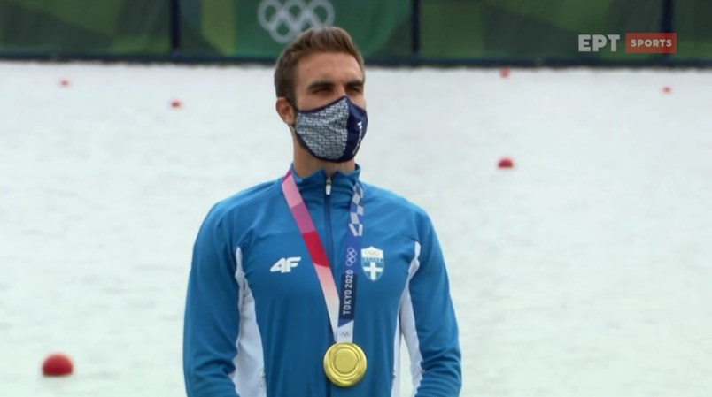 Ολυμπιακοί Αγώνες: Η απονομή του χρυσού μεταλλίου στον Στέφανο Ντούσκο