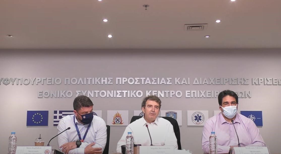 Oι δηλώσεις Χρυσοχοΐδη-Χαρδαλιά για τον καύσωνα