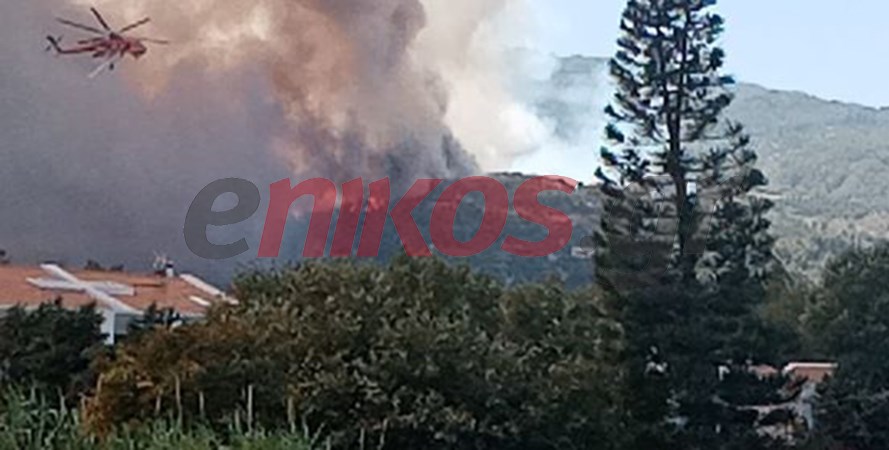 Μεγάλη η φωτιά στη Ζήρια Αχαΐας – Εκκενώνεται το χωριό – Κλείνει η παλιά Εθνική και η Ολυμπία οδός