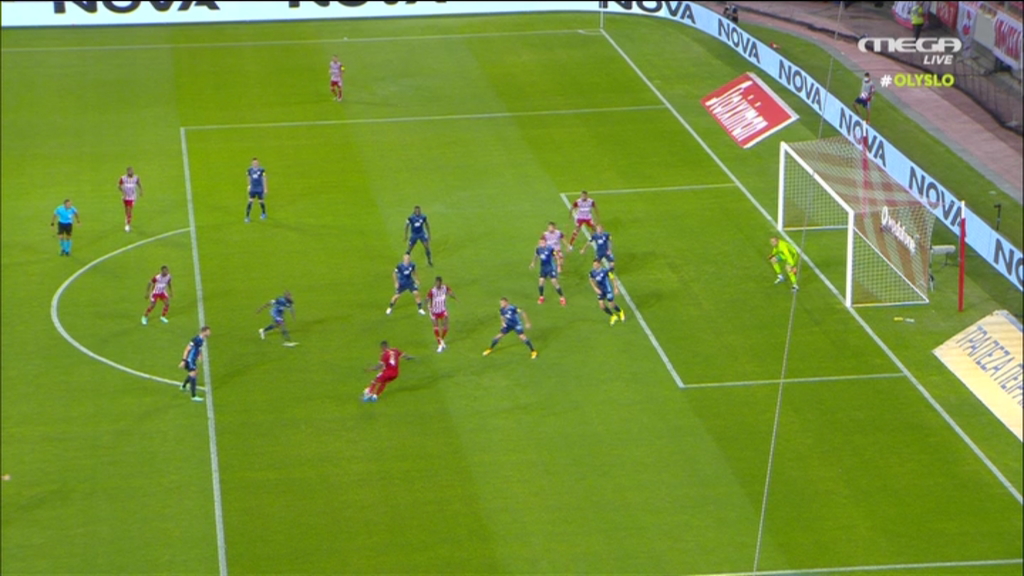 Ολυμπιακός-Σλόβαν 1-0 (37′)