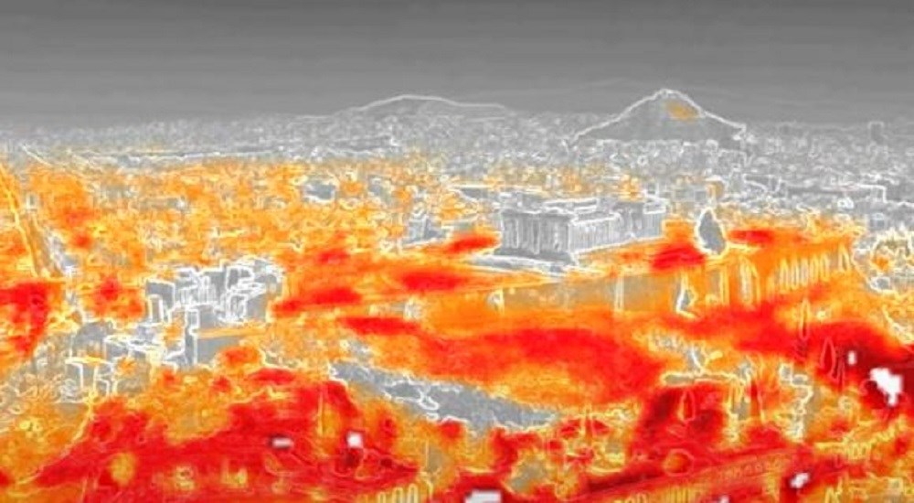 Η Αθήνα “φλέγεται” από τον καύσωνα – Αποκαλυπτικό ΒΙΝΤΕΟ για το πόσο “αντέχουν” η Ακρόπολη και η Ομόνοια